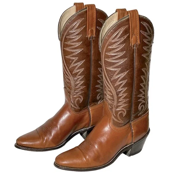 AMAZING & RARE Boy's Vintage Abilene Cowboy Western Boots Size 5 1/2 - Picture 2 of 5